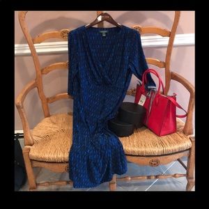 Lauren Ralph Lauren plus size 16W faux wrap dress